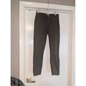 L'Agence Margot skinny Jeans sz 27 High rise Olive Night color